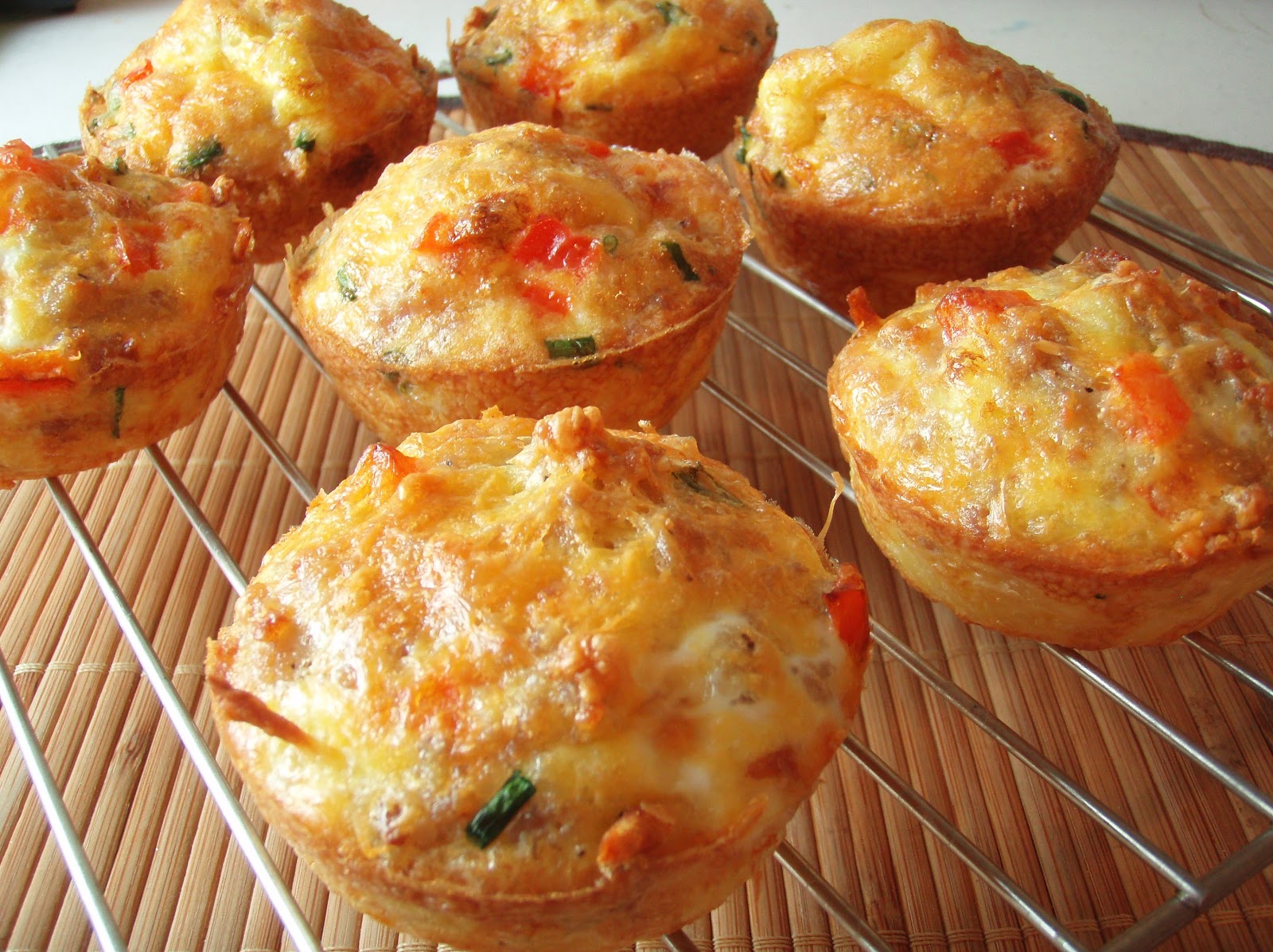 Simply Yum!!! Hash brown Egg Sausage and Cheese Muffins