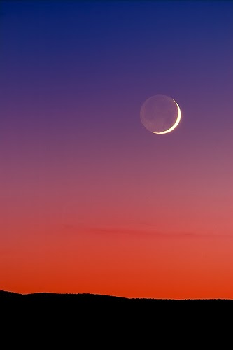 moon crescent waxing sunset phase japanese tonight gazers sun translation sol stars capricorn prime daily nature super fan edst por
