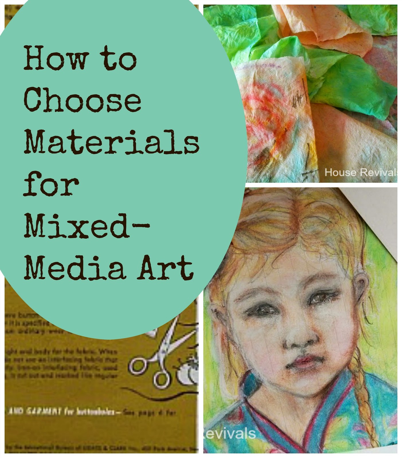 Materials to Use for MixedMedia Art