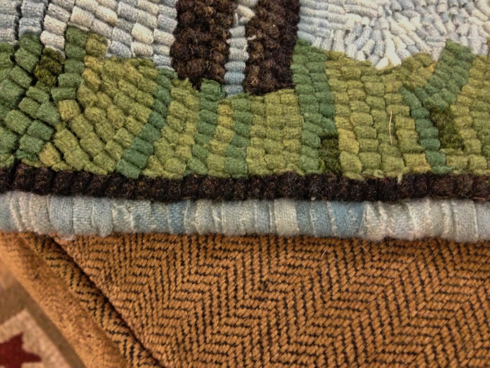 The Old Tattered Flag Nancy's rugs and hey, I'm in pain!!!