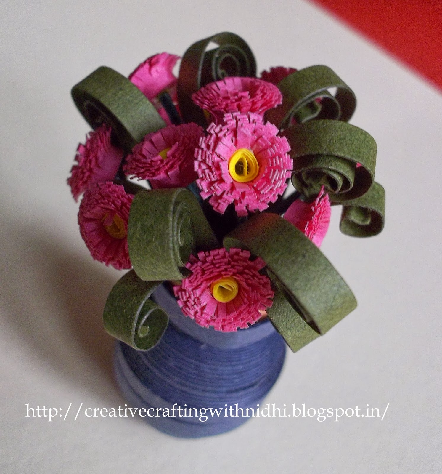 Paper Quilling 3d Flower Vase Hamle Rsd7 Org