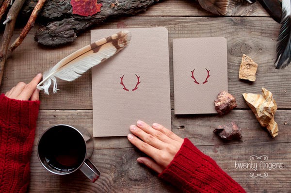 natural notebooks and sketchbooks