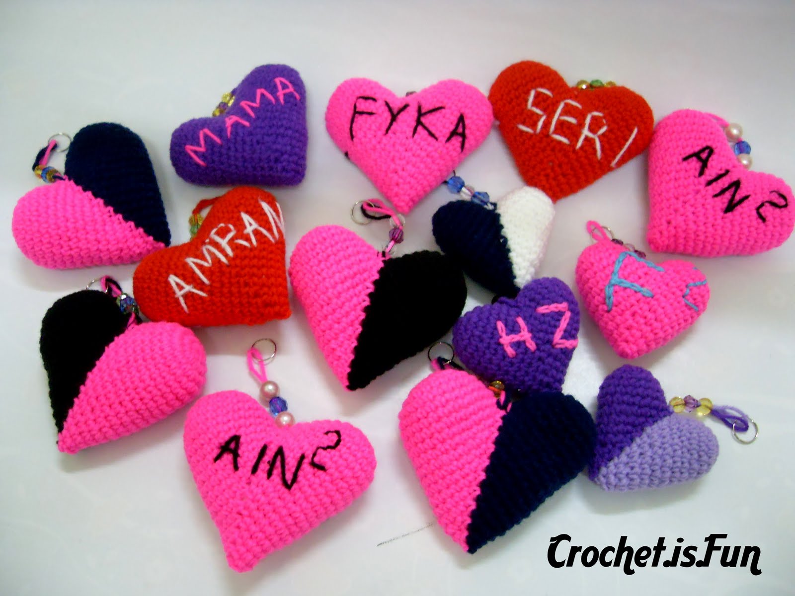 Crochet.is.Fun keychains