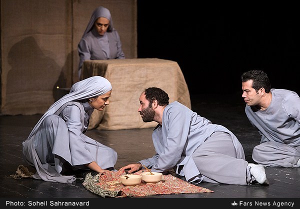 The Sound of Water is a theater drama now being played in theater hall of Shrine, in Iran. This play is being played daily except Saturday in a week, time starting is 6 PM, This play narrates the story of man who was warrior in Battle of Jamal, but now he is feeling temptation among followers of Yazid, the said story also describes the martyrdom of Abu Al Fazal Abbas A.S. The Sound of Water is a theater drama now being played in theater hall of Shrine, in Iran. This play is being played daily except Saturday in a week, time starting is 6 PM, This play narrates the story of man who was warrior in Battle of Jamal, but now he is feeling temptation among followers of Yazid, the said story also describes the martyrdom of Abu Al Fazal Abbas A.S.