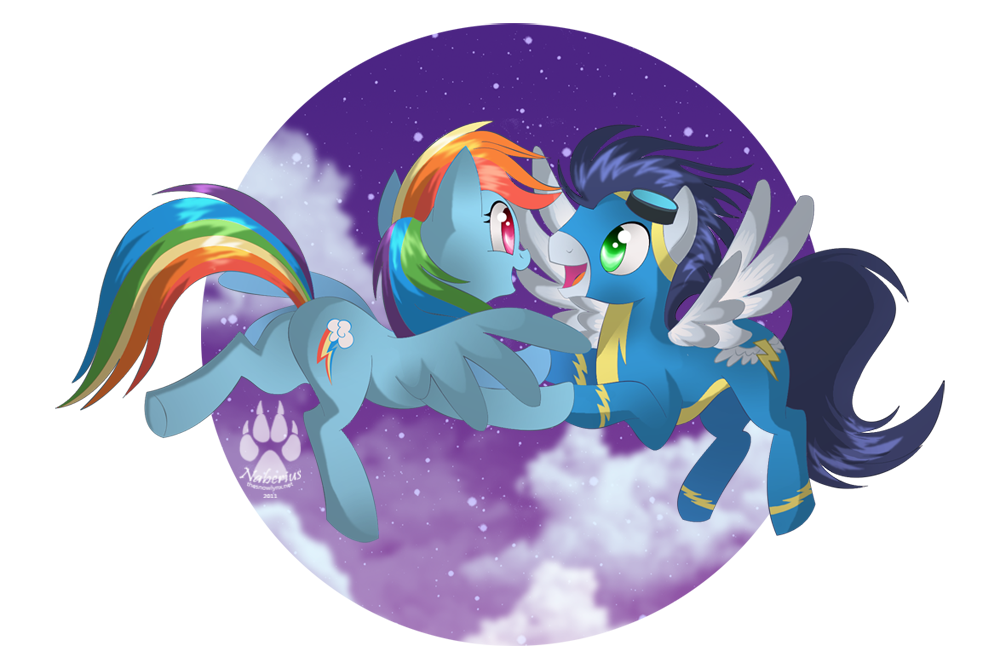 Rainbow Dash and Soarin