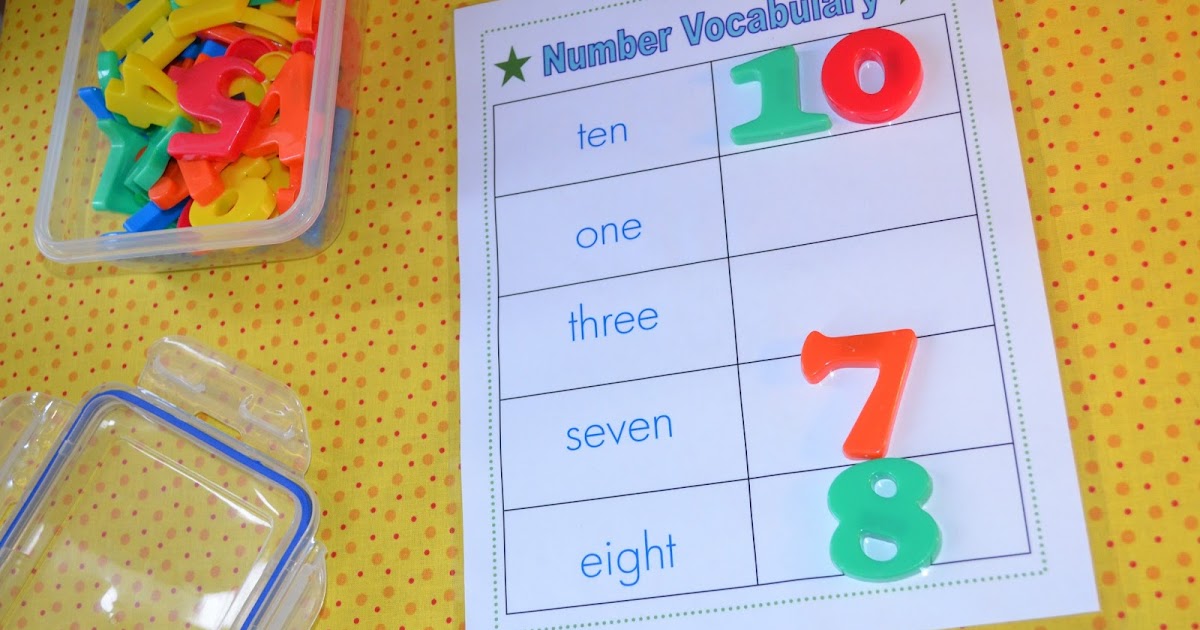 Literacy & Math Ideas: Primary Fun Learning: K-1 Math Vocabulary