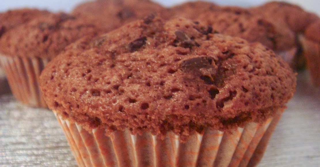 Magdalenas de chocolate con harina integral Some little gifts