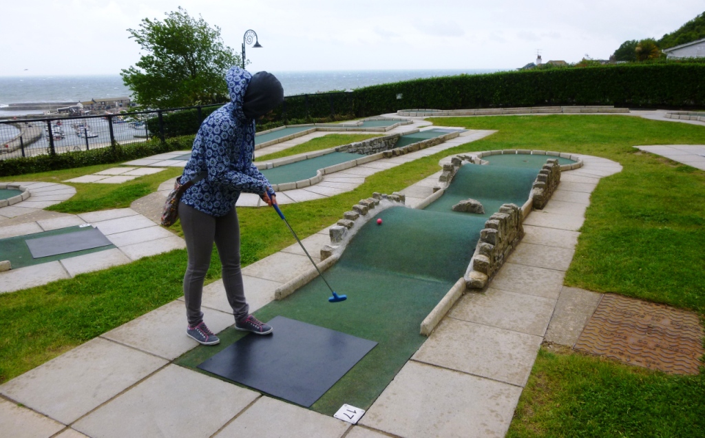 The Ham and Egger Files Mini Golf in Lyme Regis, Dorset
