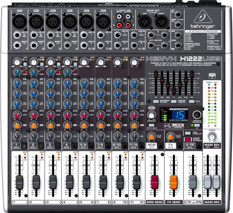 Behringer xenyx x1204 usb driver mac