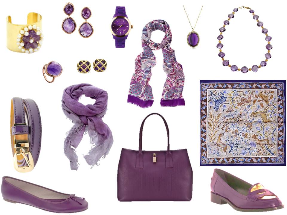 A Common Capsule Wardrobe, with purple The Vivienne Files