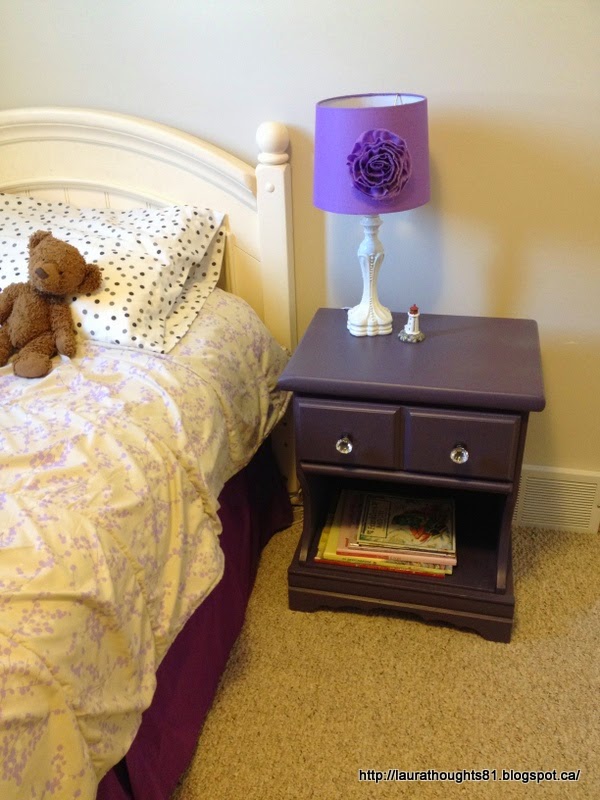 Laura Thoughts Bedside Table Redo