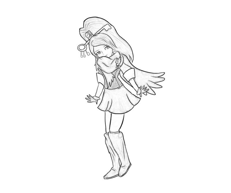 Ace Attorney Investigations Kay Faraday Smile Coloring Pages ace-attorney-investigations-kay-faraday-smile-coloring-pages