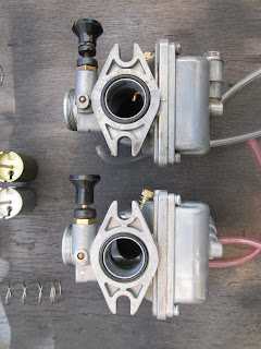 Old and new Mikuni VM20 carburettor