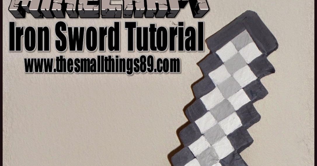 How To Make A Minecraft Sword {DIY}