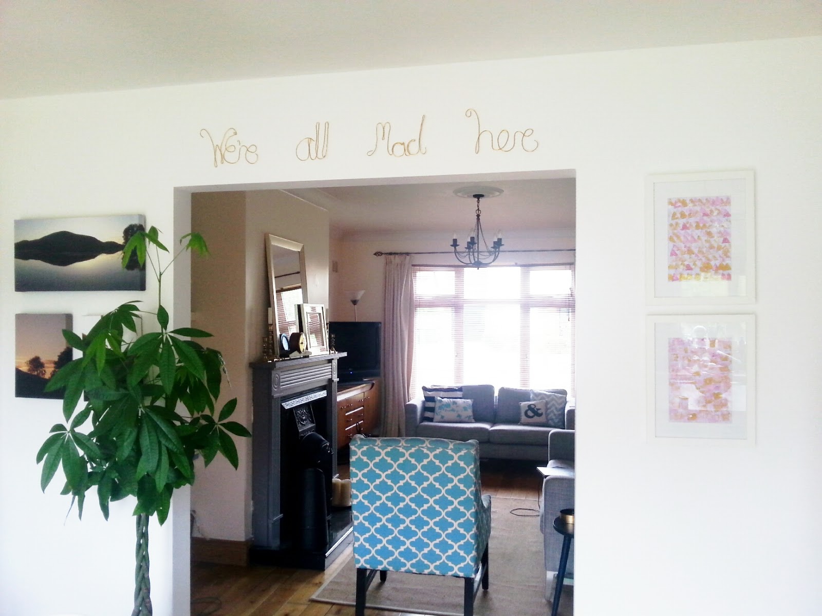 Easy diy wire quote art Make Do and DIY