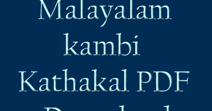 malayalam kambi kathakal online pdf