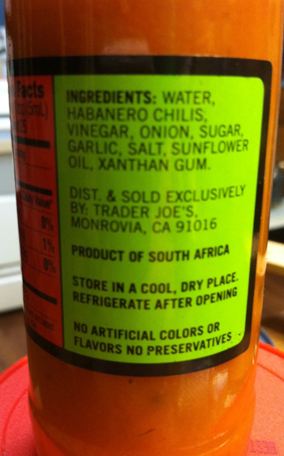 What's Good at Trader Joe's? Trader Joe's Habenero Hot Sauce