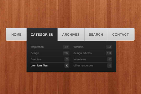 Simple Navigation Menu Simple Navigation Menu