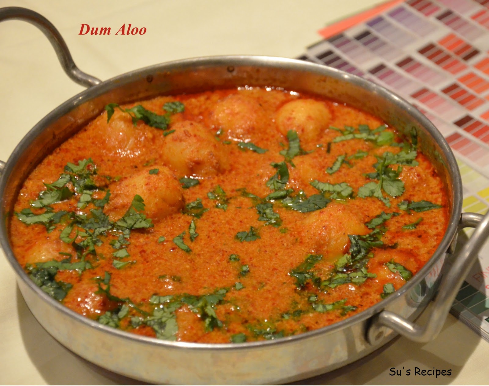 Su's Recipes Dum Aloo (Potato Gravy)