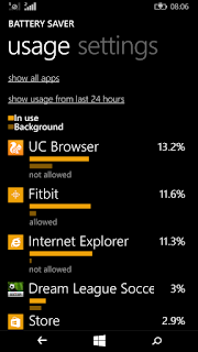 battery saver settings