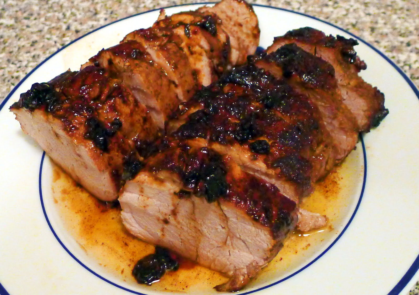 Balsamic Garlic Crusted Pork Tenderloin