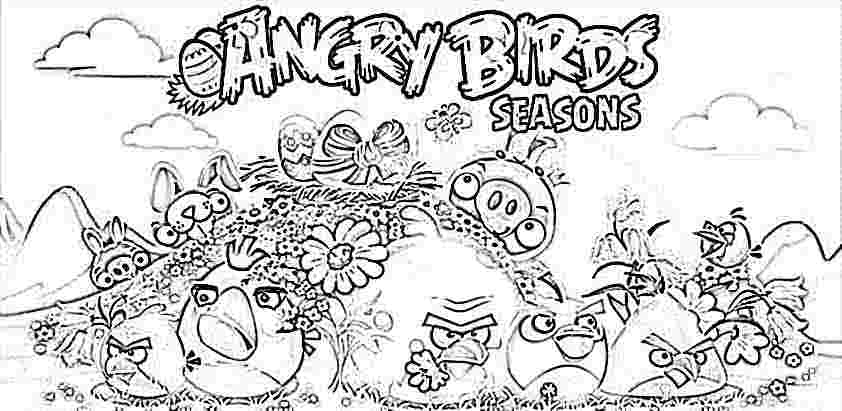 Angry Birds Halloween Coloring Pages To Enlarge The Colouring Page Click On Thumbnail Or Yellow Link At Corner Of