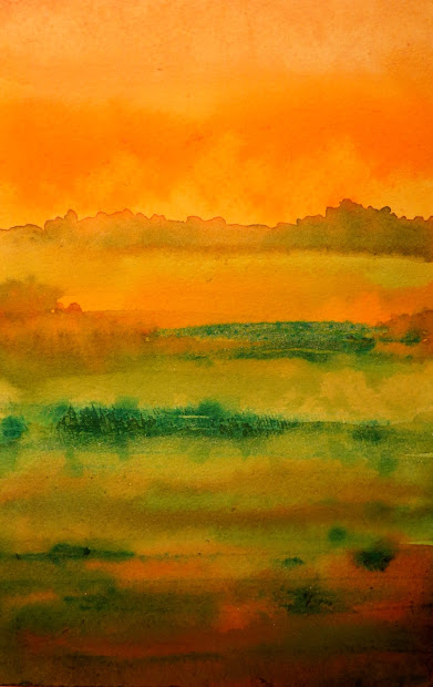 painted prism watercolor workshop