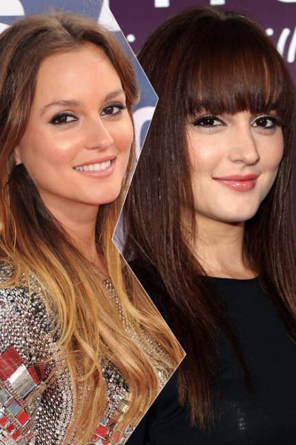 leighton meester katie findlay ucd bangs vs no bangs leighton meester katie findlay ucd bangs vs no bangs