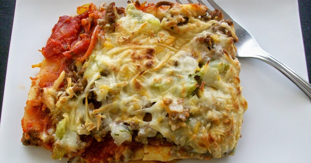 Martha's Recipe Lasagna Pizza