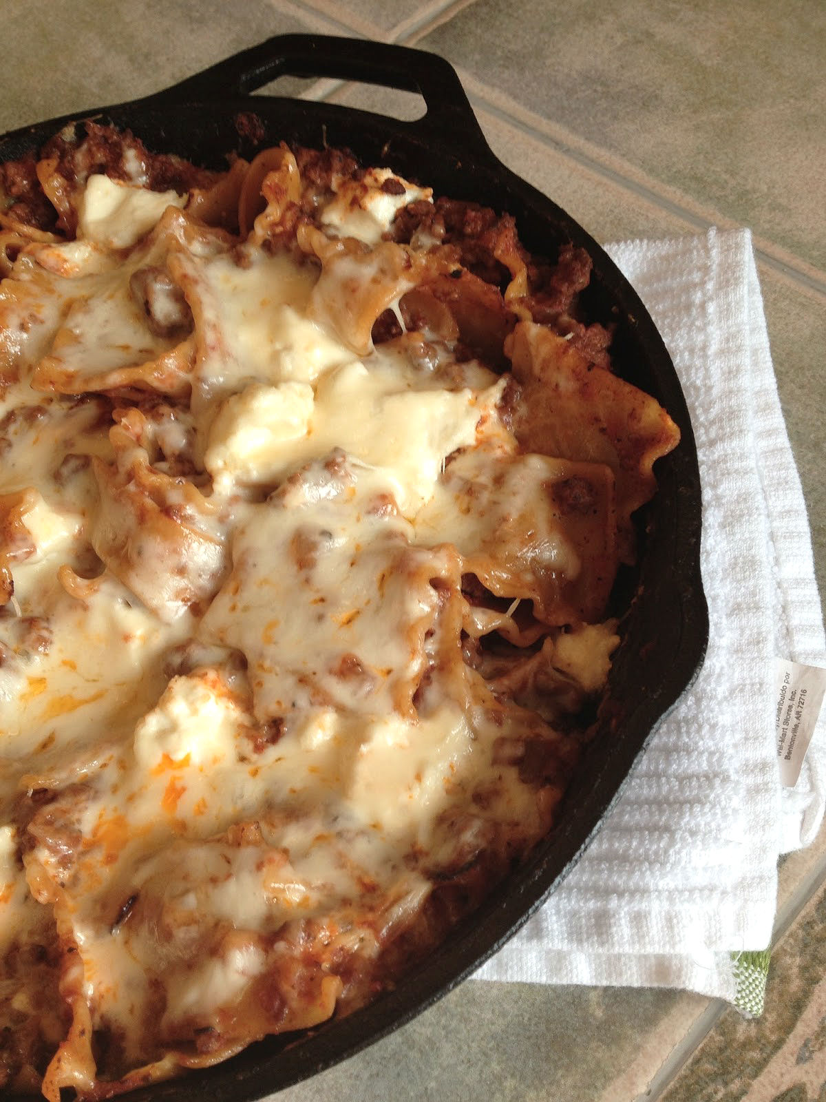 Miranda's Kitchen Adventures Skillet Lasagna