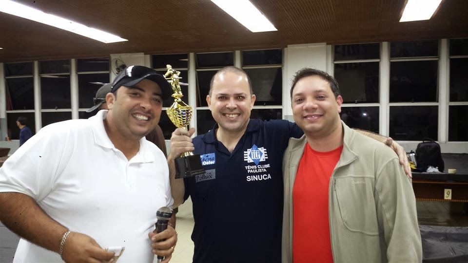 SINUCABC: Zé Luis CAMPEÃO do Aberto do Club Homs