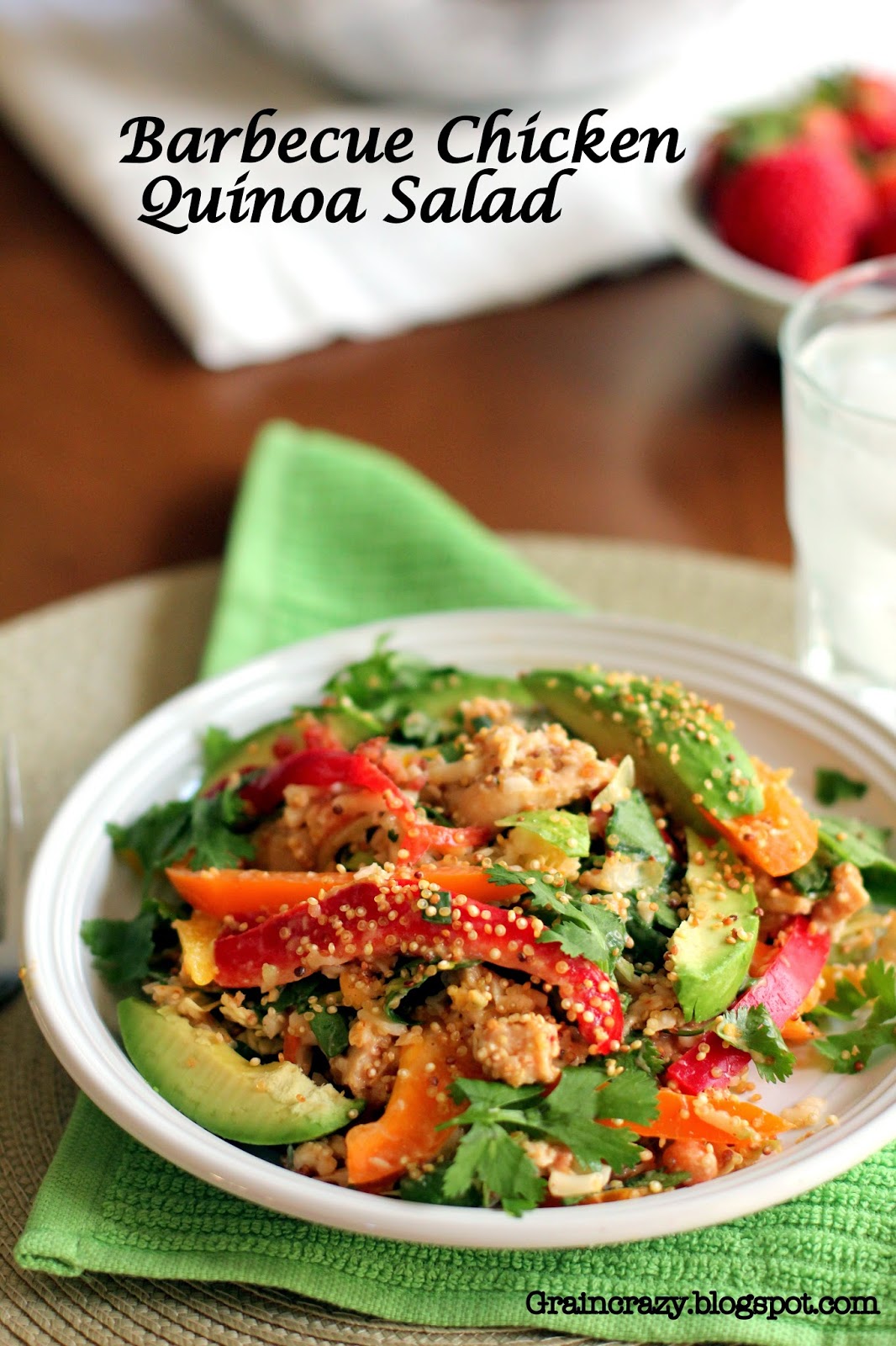 Grain Crazy Barbecue Chicken Quinoa Salad