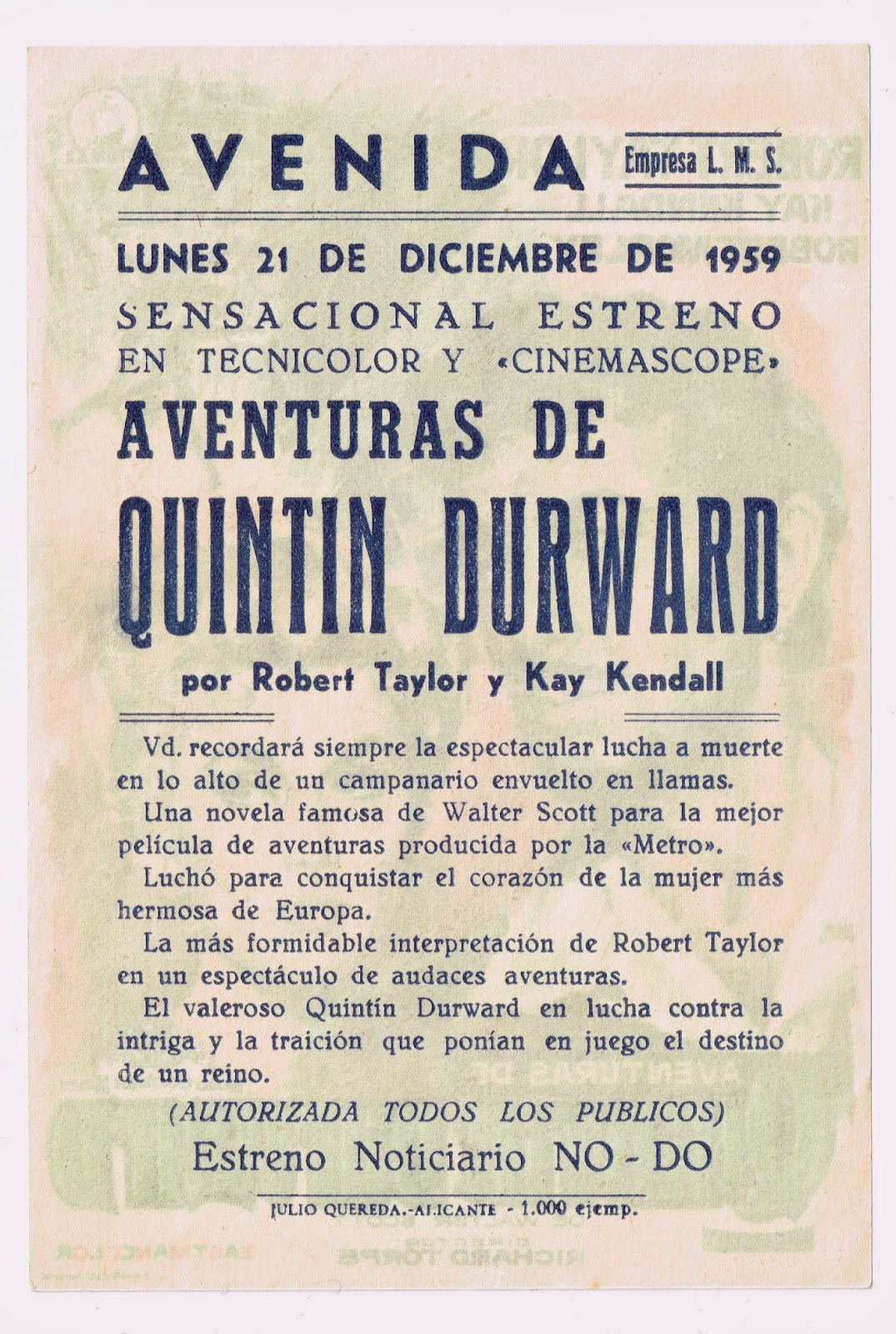 Las Aventuras De Quintin Durward [1955]