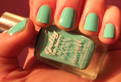 New Barry M Gelly Hi- Shine Nail Polish Swatch- 305 Green Berry GNP 12 New Barry M Gelly Hi- Shine Nail Paint Polish Swatch- 305 Green Berry GNP 12