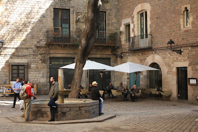 Sant Felip Neri square inside the Barcelona Gothic Quarter Sant Felip Neri square inside the Barcelona Gothic Quarter