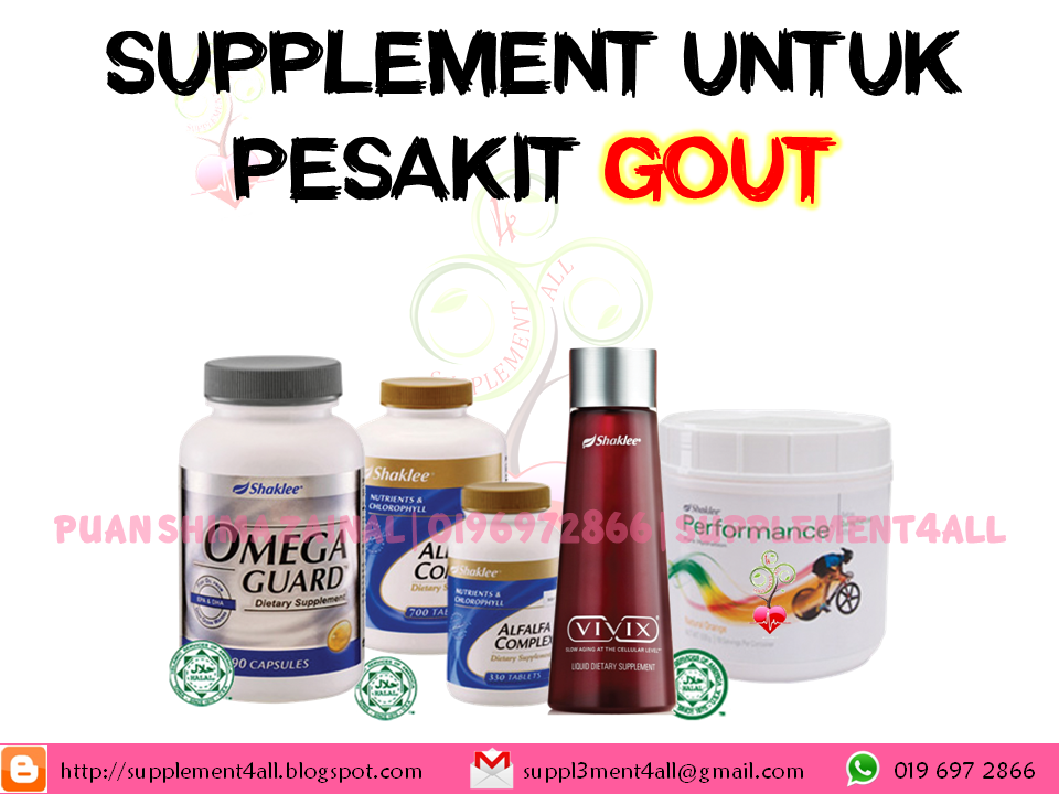 Cadangan Supplement Shaklee untuk Pesakit Gout Celoteh Ummi