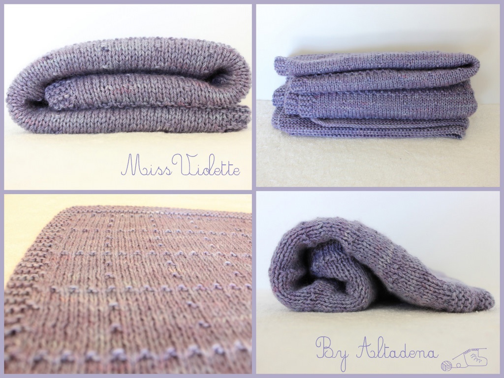 Altadena's baby designs Newborn baby blanket Miss Violette