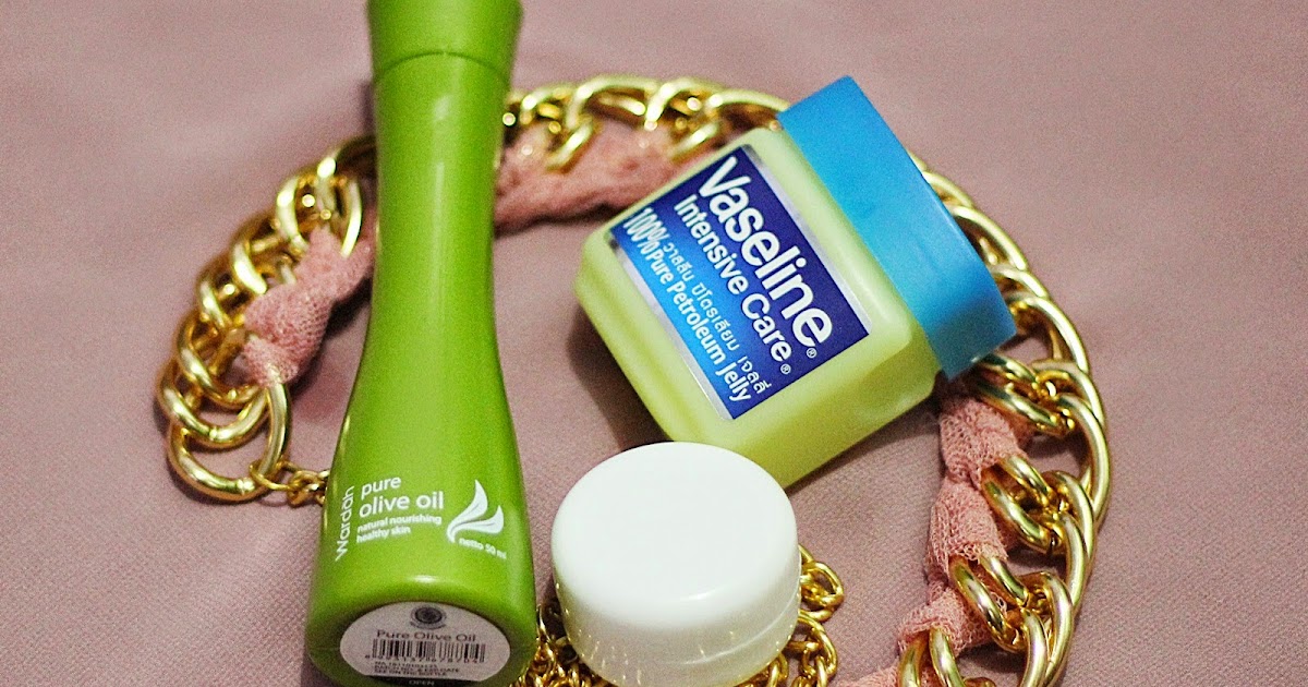 Mrs Delonika Lip Treatment Wardah Olive Oil, Vaseline Intensive Care, EMC