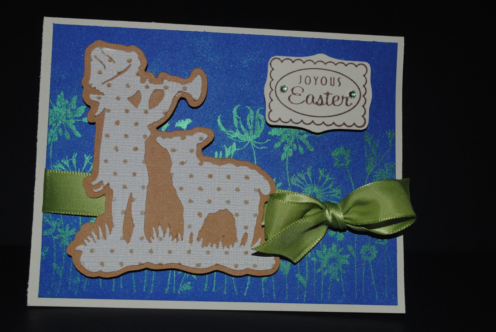 cricutology Joyous Easter Card (Nursery Rhyme Cricut Cartridge)