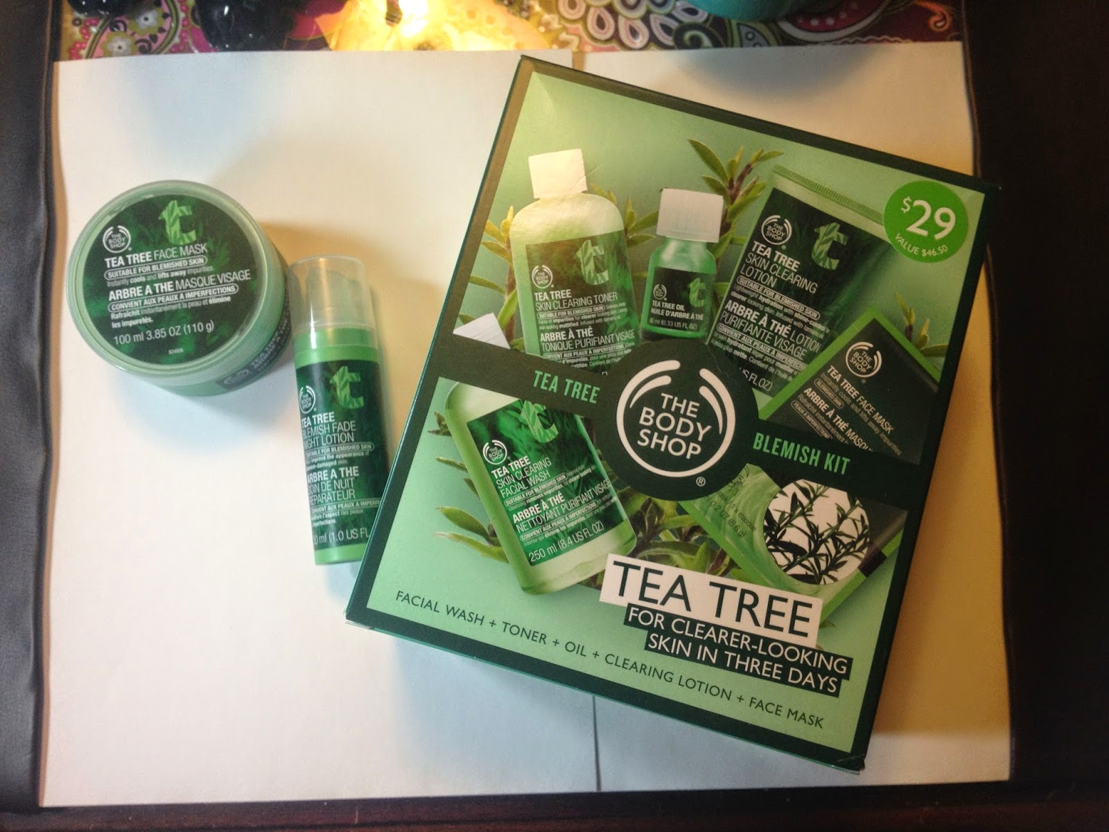 Viola Bellezza Review of The Body Shop Tea Tree Skin Care Products
