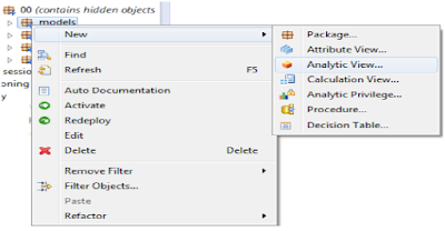 SAP HANA Analytical view SAP HANA Analytical view