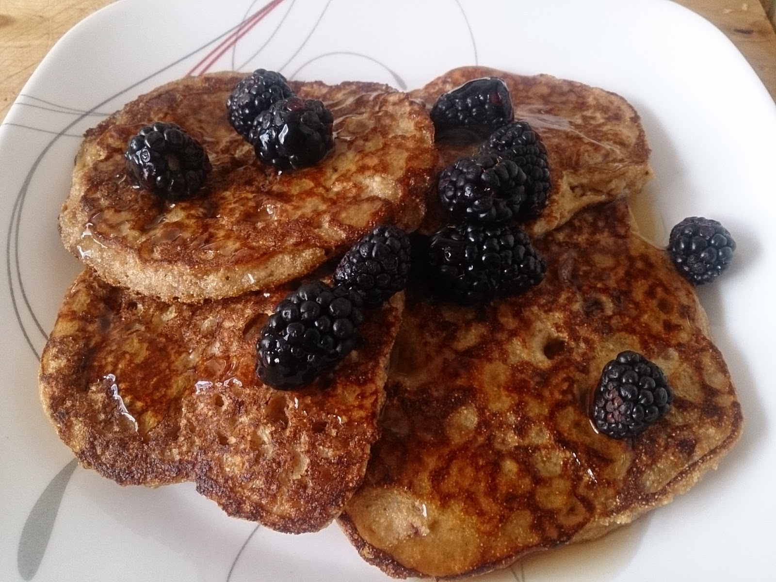 Suzanne's Kitchen Oatmeal cornmeal pancakes Simply Filling