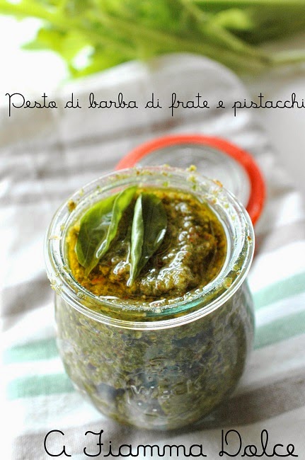 pesto di barba di frate e pistacchi (veg)
