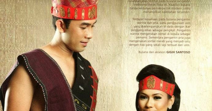 pakaian pria batak toba