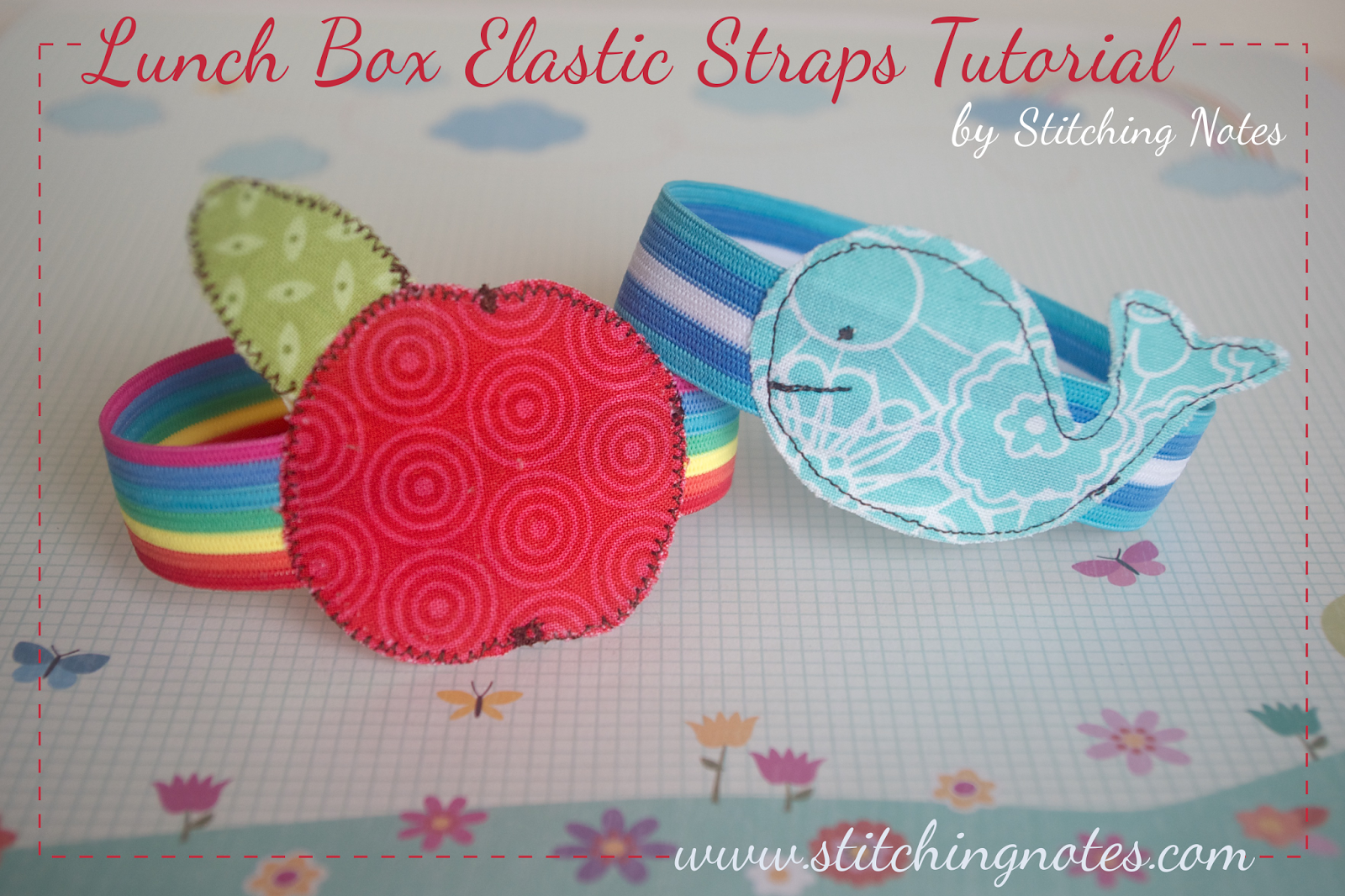 Stitching Notes: Tutorial: Lunch Box Elastic Straps
