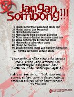 jangan sOmbOng !