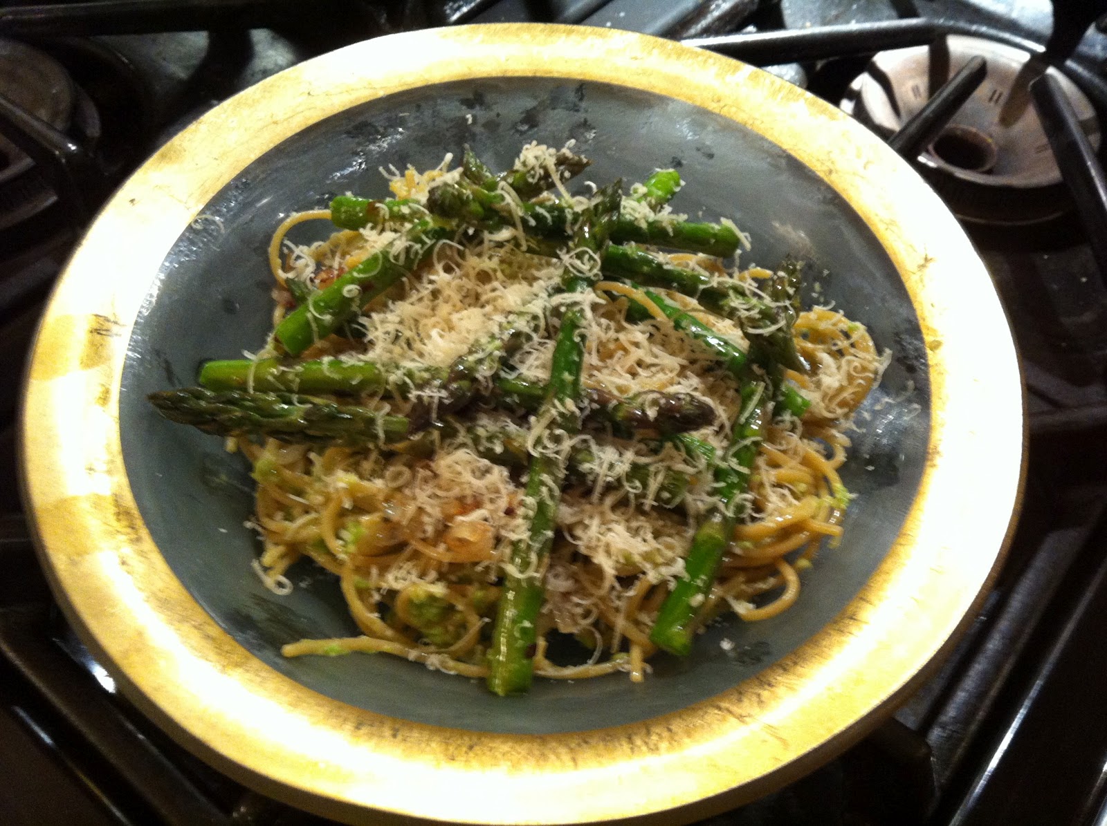 David Doesn't Bake Asparagus Lemon Pesto