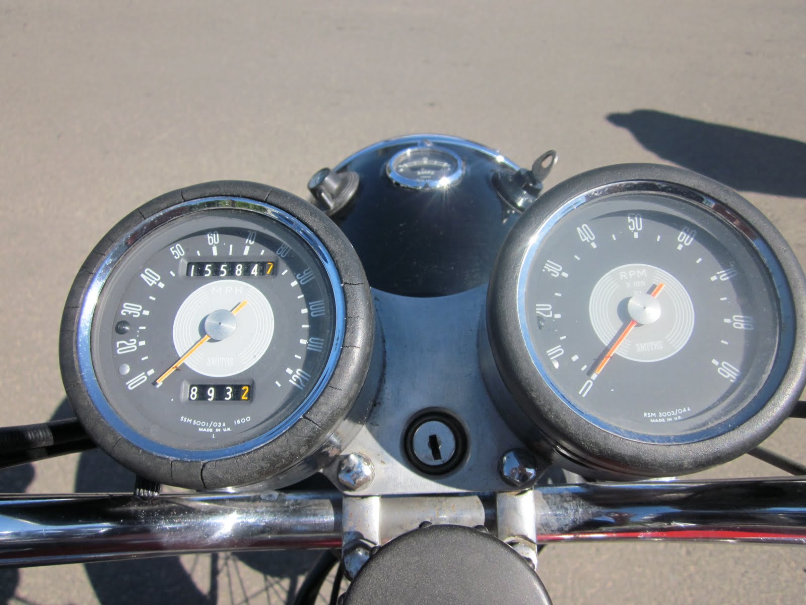 OldMotoDude 1965 BSA Lightning Rocket Bickleton Wa, Car Show