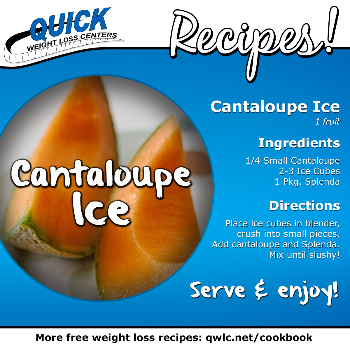 Quick Weight Loss Centers Quick Weight Loss Recipes Cantaloupe Ice