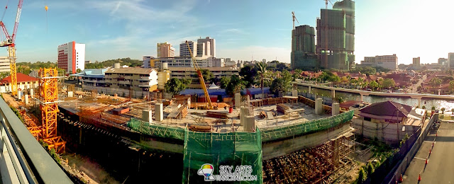 Panoramic view of Malacca City captured using Samsung GALAXY S4 Zoom